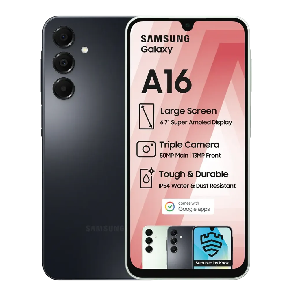 نمایشگر Super AMOLED گوشی سامسونگ Galaxy A16
